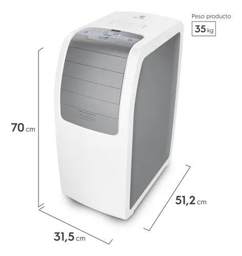 Aire Acondicionado Electroluxportátil Frío/calor 12000 Usado (Usado)