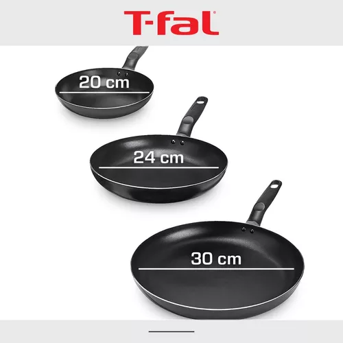 JUEGO 3 SARTENES T-FAL 125300 DE 20cm, 24cm Y 30cm T-fal 125300