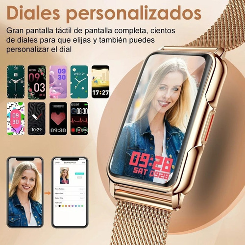 Smartwatch Para Mujer Reloj Inteligente Smart Band Bluetooth