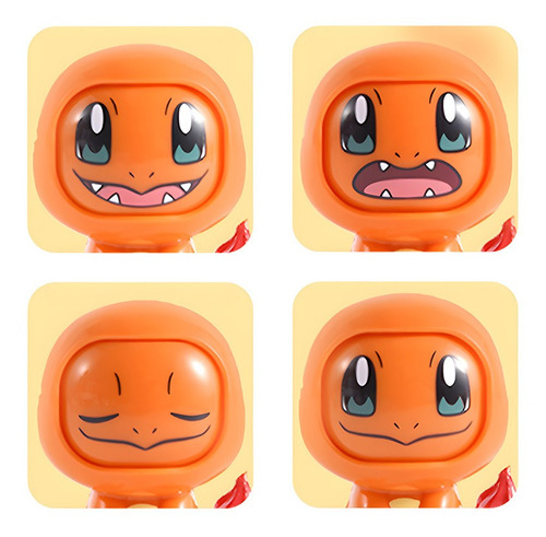 Pokémon Set De 6 Figuras Cambia Gestos + Pokebola (Usado)