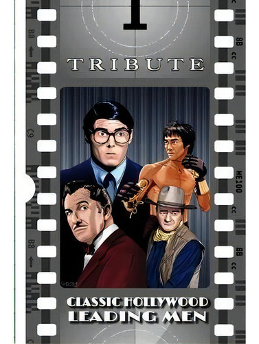 Tribute : Classic Hollywood Leading Men: John Wayne, Christopher Reeve, Bruce Lee And Vincent Price, De Michael Frizell. Editorial Tidalwave Productions, Tapa Blanda En Inglés