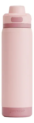 Gocase Garrafa Flip Pro Inox 750ml Tampa Automática + Canudo Cor Rosa