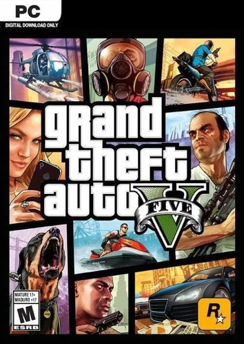 Imagen 1 de 5 de Grand Theft Auto V  Standard Edition Rockstar Games PC Digital