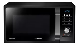 Microondas Grill Samsung De Interior Cerámico Mg23f3k3ta 23l