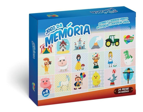 Jogo Da Memoria Fazenda 24 Pcs