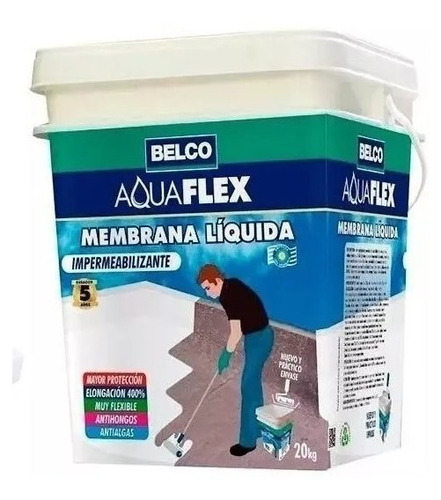 Membrana Liquida 4kg Belco Aquaflex Barraca Del Cordon