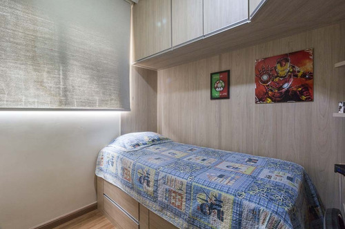 Imagem 12 de 18 de Apartamento 03 Quartos 01 Vaga Coberta - Bairro Camargos -bh - 24665
