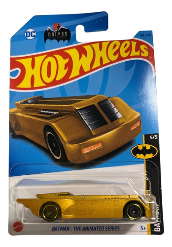 Batimobil Serie Animada Dorado - Batman Animated Hot Wheels