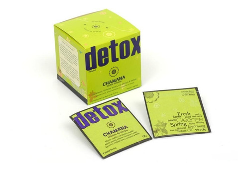 4 Cajas Infusión Chamana Detox X 15 Saquitos
