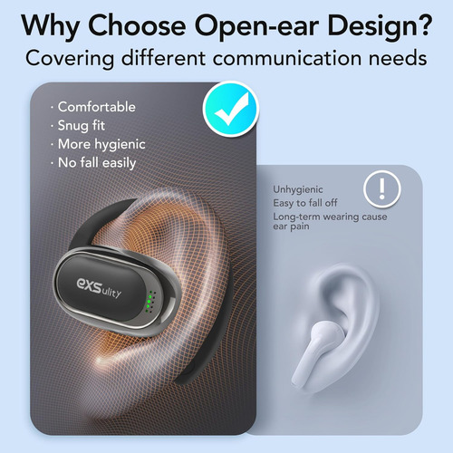 Auriculares Ai de traducción en tiempo real, 3 en 1, sonido HD, 144 idiomas, 8 modos sin conexión y 5 modos para iOS y Android (negros).