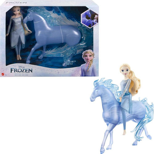 Personaje Elsa Con Caballo De Frozen