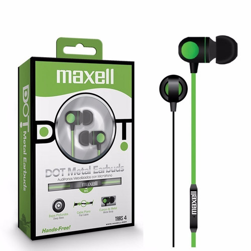 Audífonos in-ear Maxell DOT 8 Metal DOT-8