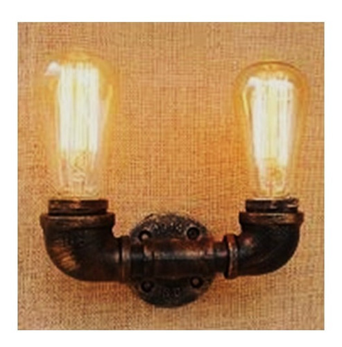 Lampara De Pared De Tuberia Industrial Mod Lamp-37