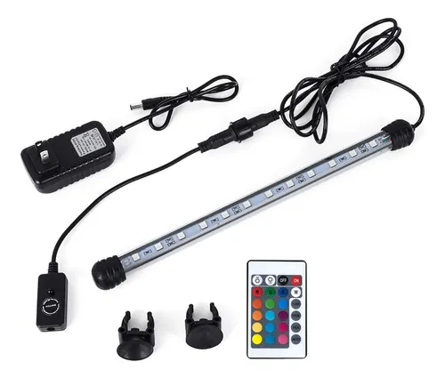 Luz Led Sumergible Para Acuarios Mq 36 In, 13w Color Chan...