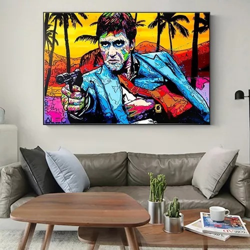  Cuadro- Scarface-decorativo-100x70cm.