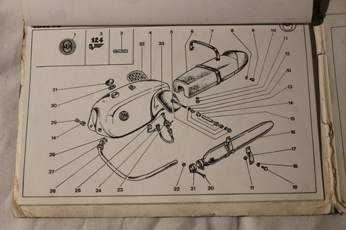 Gilera 98ss A 150 5v 1969 Catalogo De Repuestos (Usado)