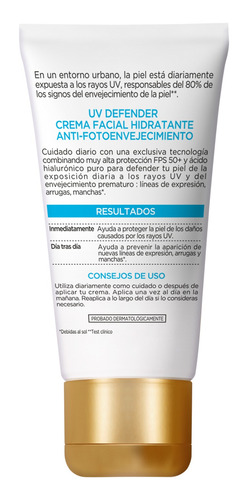 Imagen 6 de 10 de Crema Hidratación Intensa Fps50 L'oréal Paris Uv Defender