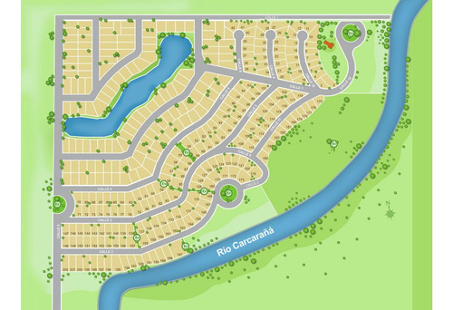 Lote Pueblo Carcaraes - Solares Norte - Preventa Lago - Manzana A - Lote 4 - Oliveros - Maciel