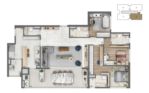 Imagem 30 de 30 de Apartamento À Venda No Bairro Santo Amaro - São Paulo/sp - 118