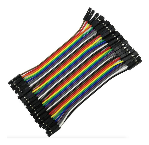 Pack 40 Cables X 20cm Dupont Protoboard Arduino Hembra