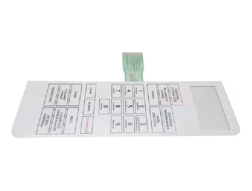 Imagen 2 de 2 de Frente Membrana Panel Microondas Bgh 16650