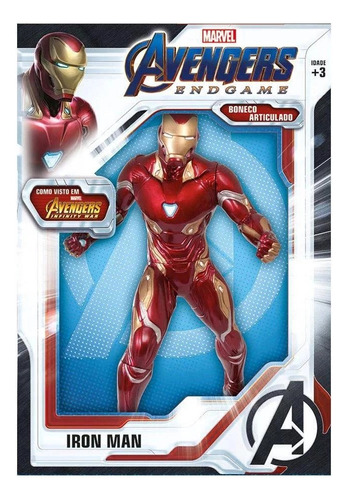 Figura Juguete Articulado Iron Man 50cm Marvel Avengers Niño