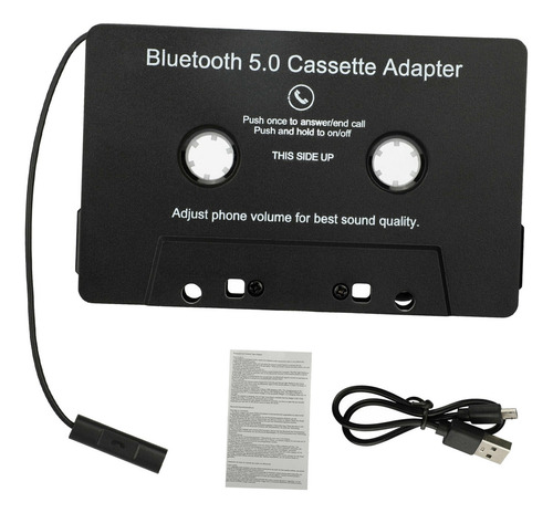 Tf Adaptador De Cassette Bluetooth A Auxiliar Con Batería