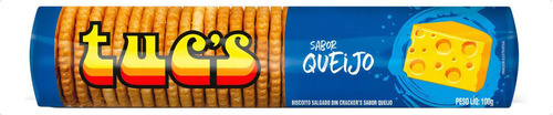 Biscoito Din Cracker's Queijo Tuc's Pacote 100g