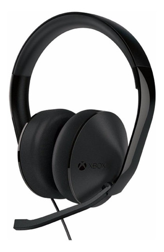 Fone de ouvido over-ear gamer Microsoft Xbox One Stereo black