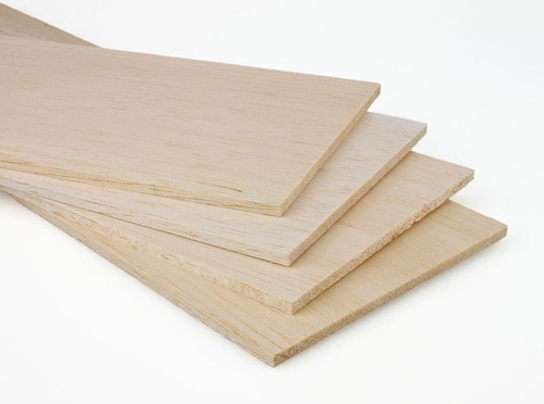 Madera Balsa Plancha 5 Mm 7.5x90 Cm