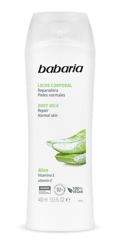 Leche Corporal Babaria Body Milk Aloe 400 Ml