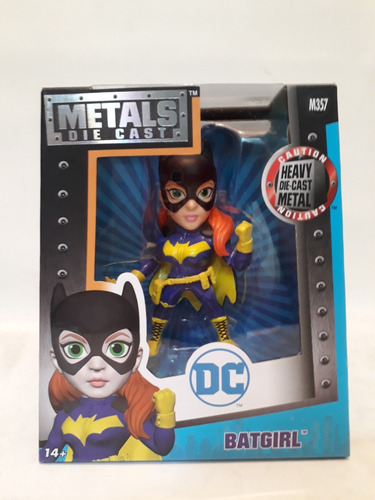 Muñecos Metals Die Cast- Dc-batgirl (m357) 10 Cm 