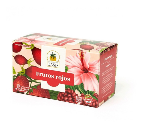 Imagen 1 de 2 de Té De Frutos Rojos Hierbas Del Oasis