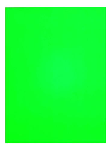 Papel Neon A4 180g Para Artesanato Com 20 Folhas Masterprint Cor Verde Neon