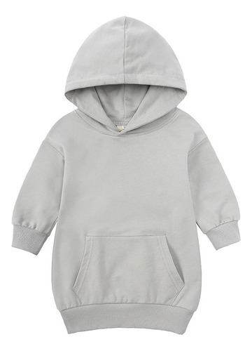 J Vestido Infantil Para Niñas, Sudaderas De Color, Manga Lar