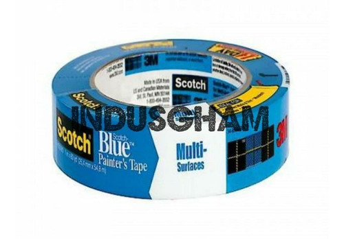 Cinta De Enmascarar Azul 3m Blue Tape 48 Mm X 54,8 M