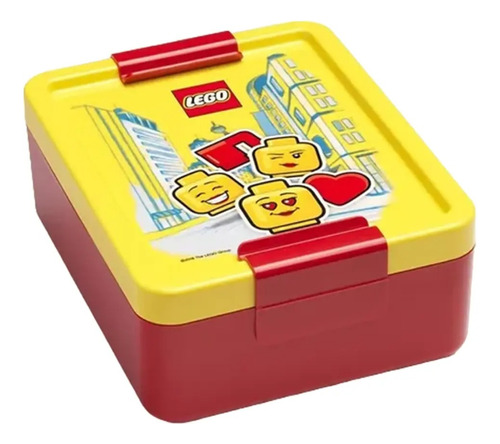 Recipiente Vianda Lunchera Comida Infantil Lego Niños Febo