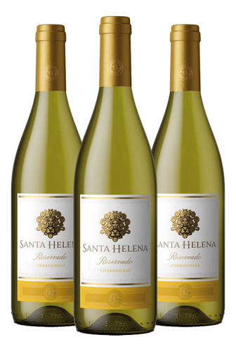 Kit Vinho Branco Santa Helena Reservado Chardonnay 750ml 03