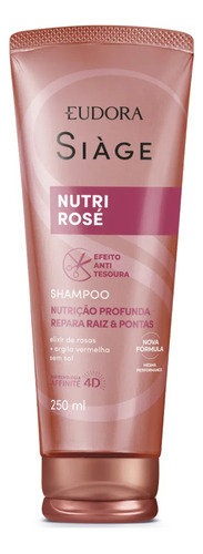 Shampoo Siàge Nutri Rosé 250ml Eudora