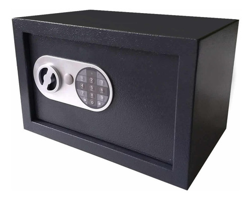 Caja Fuerte De Seguridad Digital E20 20x31x20cm Gris Oscuro
