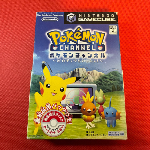 Pokemon Channel Nintendo Game Cube Gc Japones Original