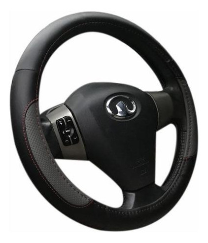 Cubre Volante Auto Protector Gris Negro Combinado Ix-46