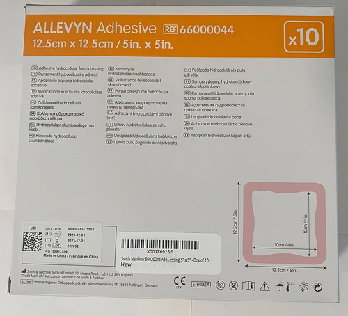 Allevyn Adhesive De 12.5cm X 12.5cm En Pack De 10 X 1u