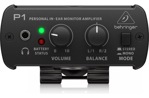 Amplificador De Auricular Behringer P1 In Ear Monitor