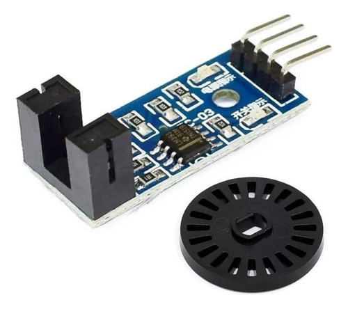 Sensor De Velocidad Encoder Infrarrojo Lm393 + Encoder  1 Pz