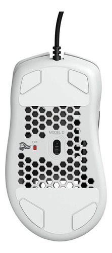 Mouse Gamer Glorius Modelo D - Honeycomb Branco Fosco