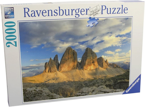 Rompecabezas Ravensburger De 2000 Piezas: Cimas De Lavaredo