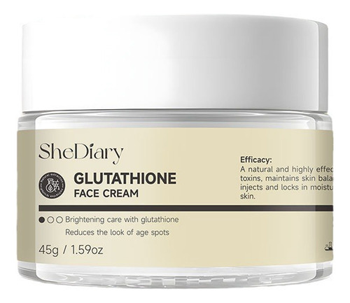 Creme Facial Hidratante De Glutationa Hidratante E Calmante