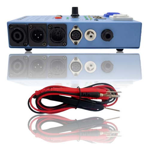 Testador De Cabos Áudio Profissional 15 Funções Xlr P10 Midi