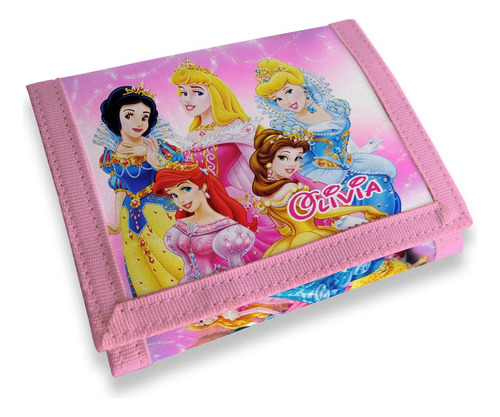 Carteira Infantil Personalizada Princesas Kit40